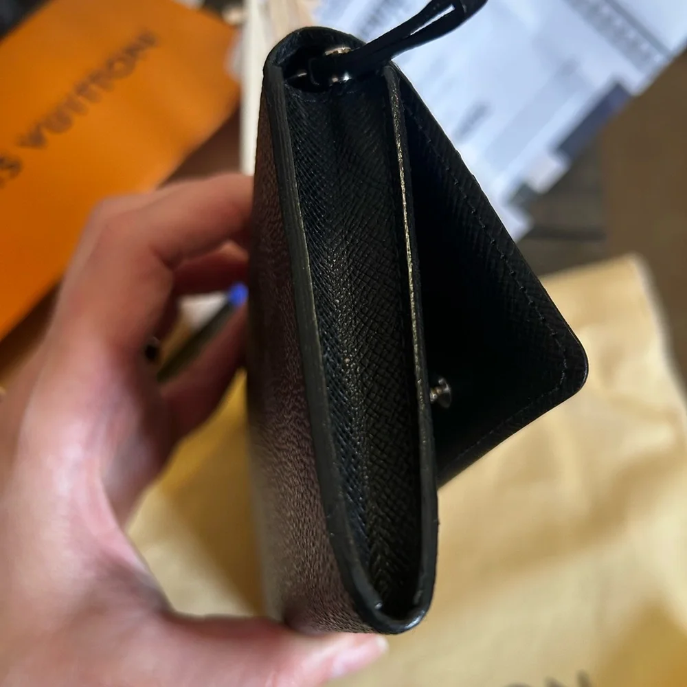 Louis Vuitton Damier Graphite Long Wallet Modulable 3 Piece! LIKE NEW!